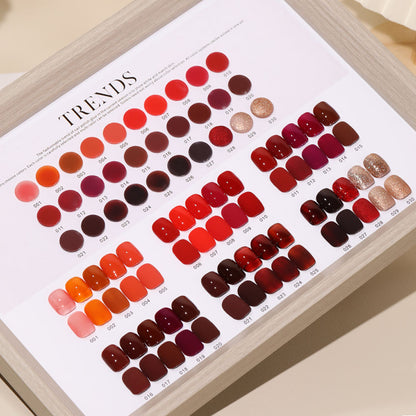 30 Colors Blush Gel Nail Polish Set UV LED Soak Off Nail Gel