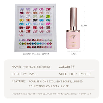 36 Colors Shimmer Cat Eye Gel Polish Magnetic Effect UV Gel Nail Polish