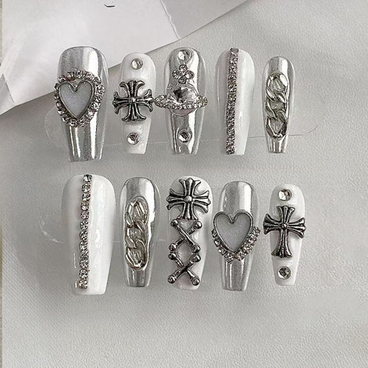 ZEPHYR Gothic-Industrial Press On Nails