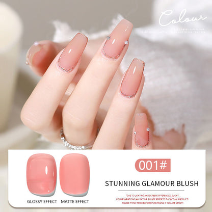 30 Colors Blush Gel Nail Polish Set UV LED Soak Off Nail Gel