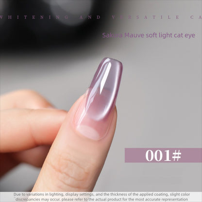 10 Colors 15ml Cloud Diamond Sakura Mauve Cat Eye UV Nail Gel, Shiny Long Lasting Salon Grade