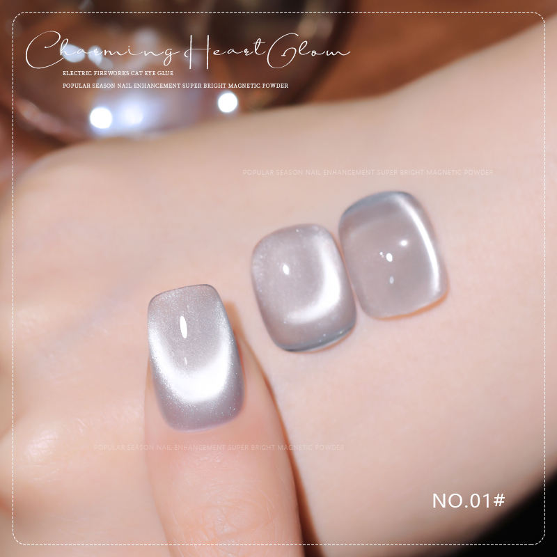 36 Colors Charming Heart Glow Cat Eye Gel Polish Set UV LED Soak