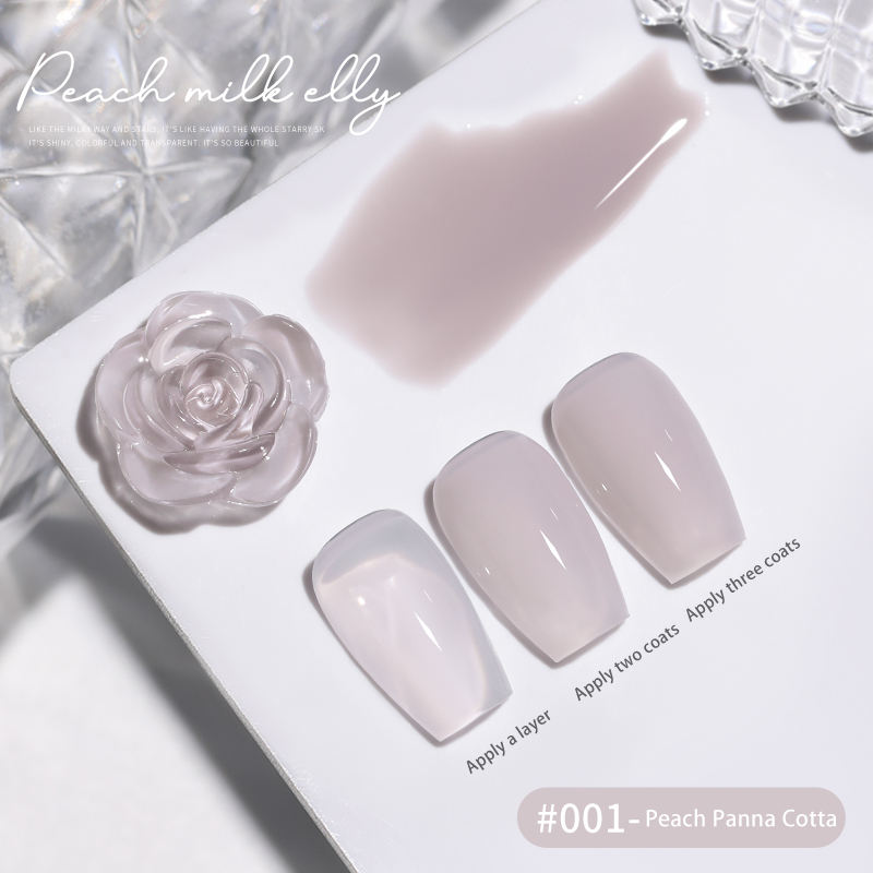 30 Colors  15ML Peach Panna Cotta Long Lasting Soak Off UV LED Nail Gel Polish