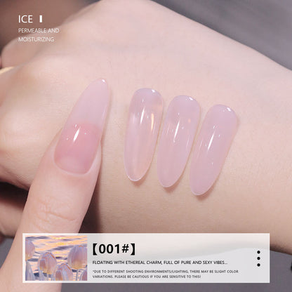 24 Colors Milky Nude Jelly Gel Polish UV LED Soak Off Nail Gel for Salon