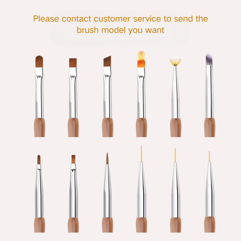 Nail Art Brush Set, UV Gel Painting Manicure Tools for Salon Use