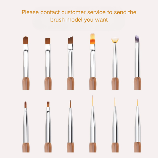 Nail Art Brush Set, UV Gel Painting Manicure Tools for Salon Use