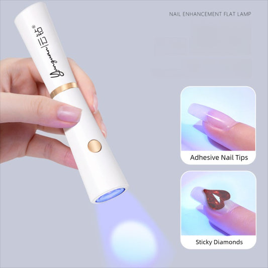 USB Rechargeable Mini 1 Finger UV LED Nail Lamp, Quick Curing Portable Nail Dryer
