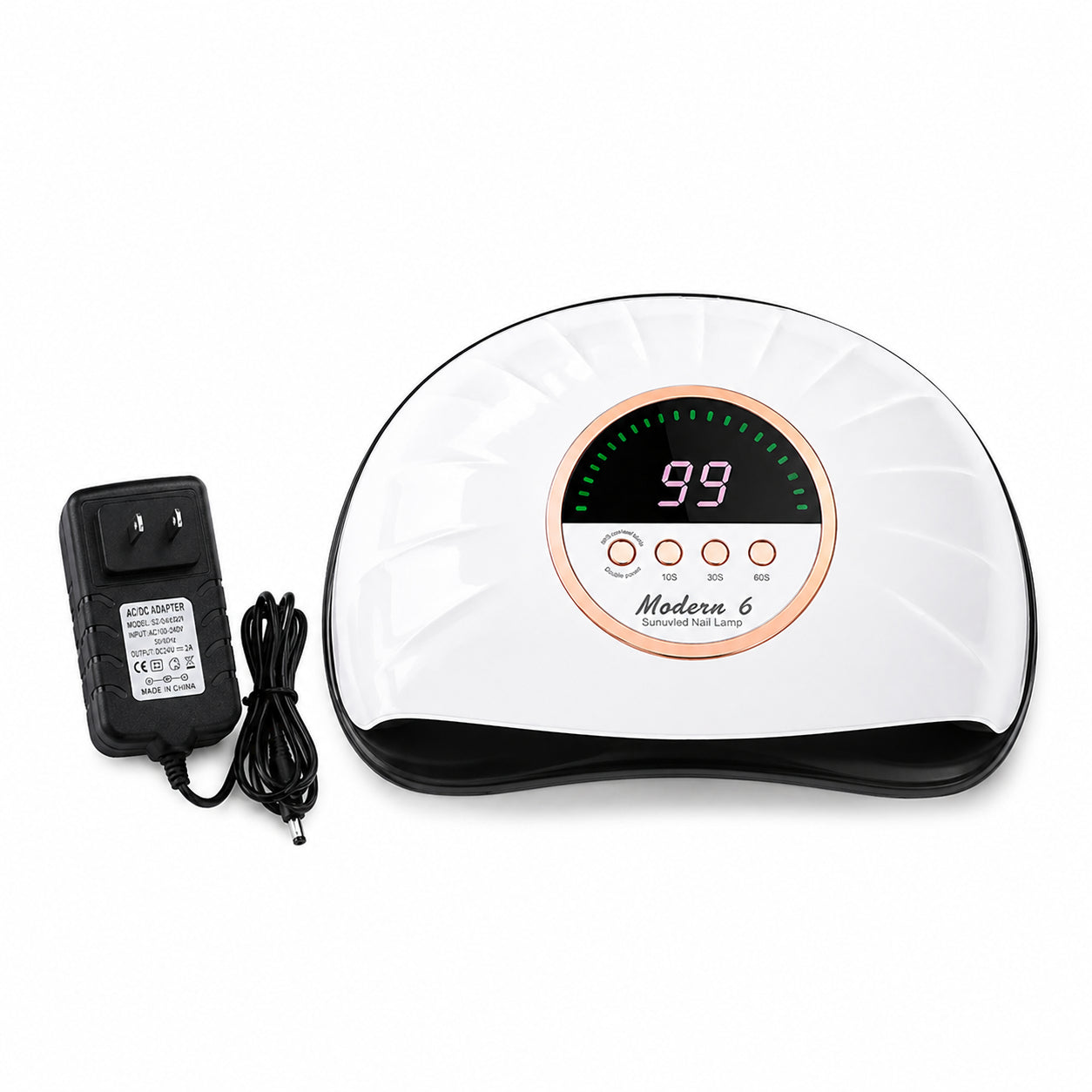 300W Handheld UV Nail Lamp 72 LEDs 365/405nm Red Light Portable Fast Dryer