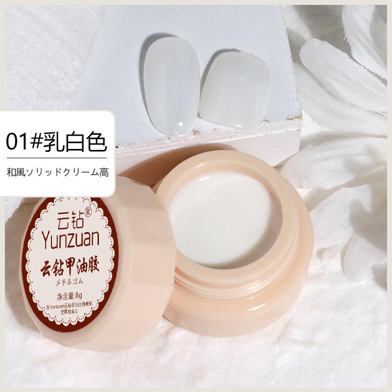 68 Colors 8g Oil Painting No-Wipe Patting Gel, Silk Smooth Natural Gradient Long-Lasting Sponge Nail Gel