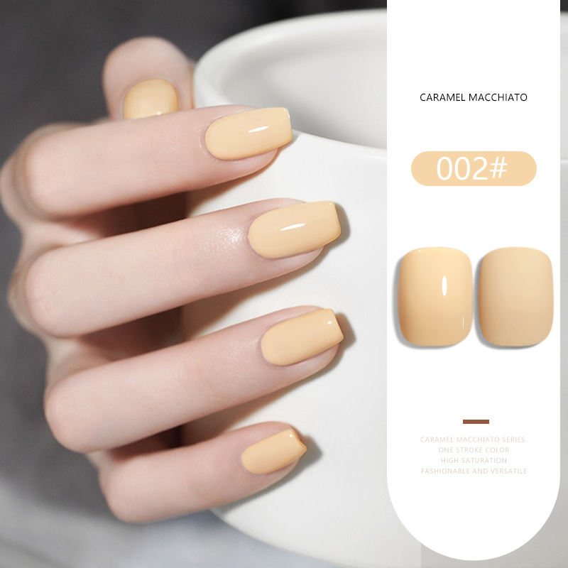 36 Colors Caramel Macchiato Nude Gel Polish Set 15ML Milky Brown UV LED Nail Gel