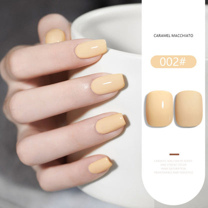 36 Colors Caramel Macchiato Nude Gel Polish Set 15ML Milky Brown UV LED Nail Gel