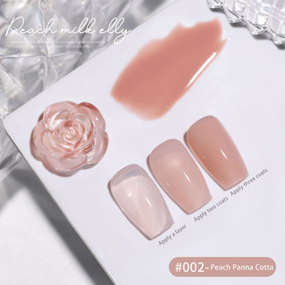 30 Colors  15ML Peach Panna Cotta Long Lasting Soak Off UV LED Nail Gel Polish