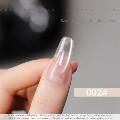 10 Colors 15ml Cloud Diamond Sakura Mauve Cat Eye UV Nail Gel, Shiny Long Lasting Salon Grade