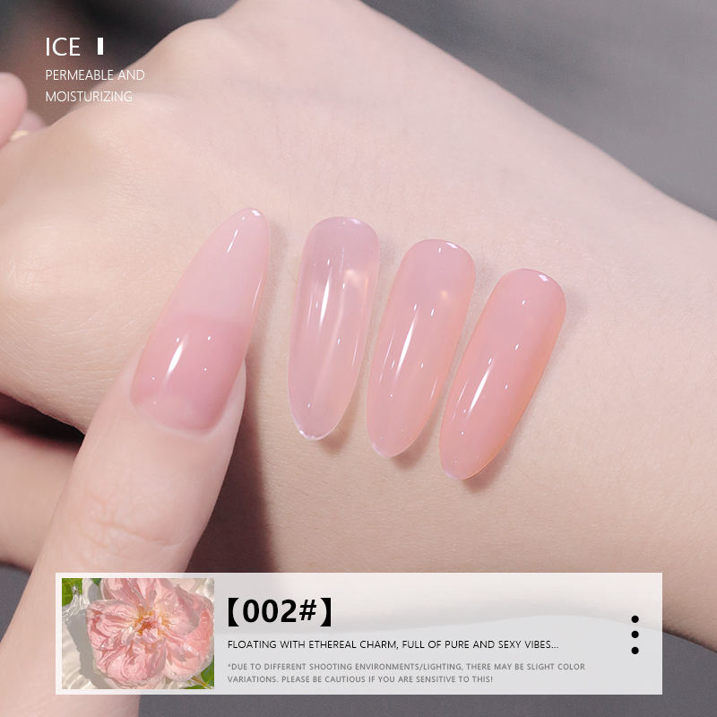 24 Colors Milky Nude Jelly Gel Polish UV LED Soak Off Nail Gel for Salon