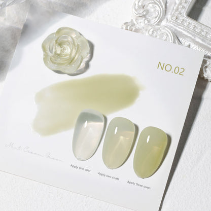 16 Color 15ml Mint Cream Green High Pigment Long Lasting Salon Grade Soak Off UV LED Nail Gel