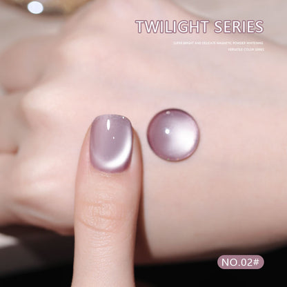 12 Colors 15ml High Density Magnetic Cat Eye UV Nail Gel Set, Large Capacity for Salons