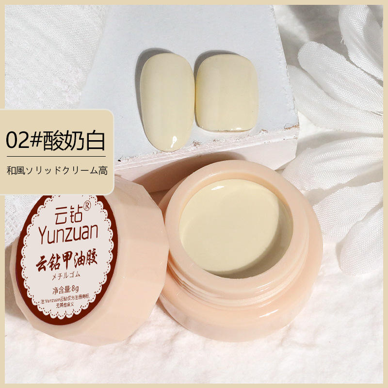 68 Colors 8g Oil Painting No-Wipe Patting Gel, Silk Smooth Natural Gradient Long-Lasting Sponge Nail Gel