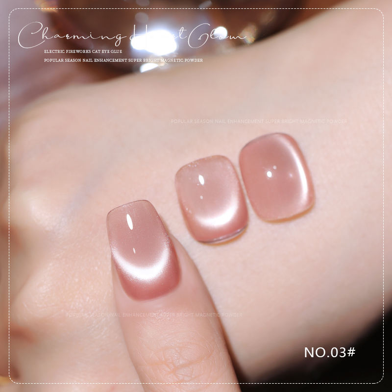 36 Colors Charming Heart Glow Cat Eye Gel Polish Set UV LED Soak