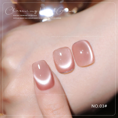 36 Colors Charming Heart Glow Cat Eye Gel Polish Set UV LED Soak