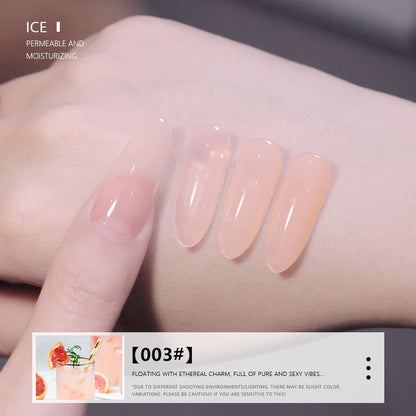 24 Colors Milky Nude Jelly Gel Polish UV LED Soak Off Nail Gel for Salon