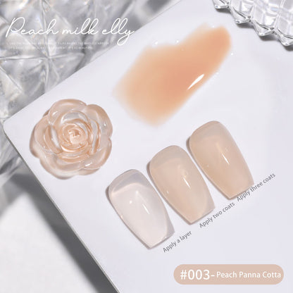 30 Colors  15ML Peach Panna Cotta Long Lasting Soak Off UV LED Nail Gel Polish