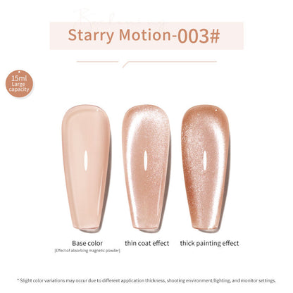 24 Colors 15ml Eco-Friendly Super Sparkling Ice Sand Crystal Cat Eye Nail Gel Set
