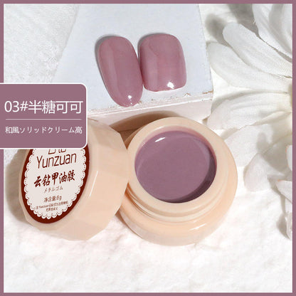 68 Colors 8g Oil Painting No-Wipe Patting Gel, Silk Smooth Natural Gradient Long-Lasting Sponge Nail Gel