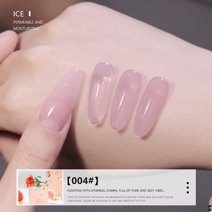 24 Colors Milky Nude Jelly Gel Polish UV LED Soak Off Nail Gel for Salon