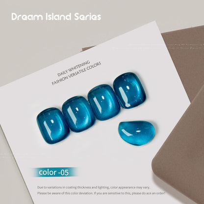 Dream Island 36 Colors Cat Eye Gel Polish Aurora Magnetic Glass Bead Soak Off UV LED Nail Gel