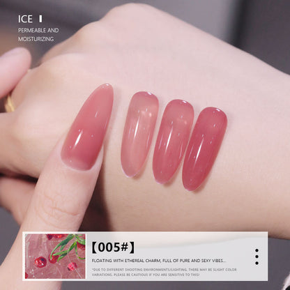 24 Colors Milky Nude Jelly Gel Polish UV LED Soak Off Nail Gel for Salon