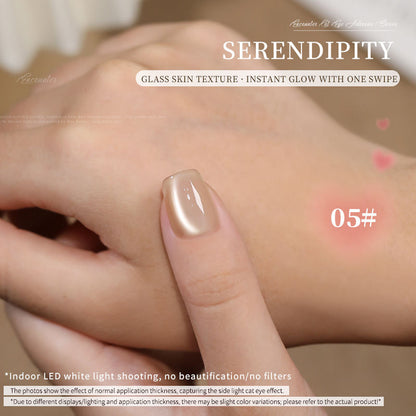 36 Colors Electroplated Porcelain White Glass Beads Phototherapy Nail Polish Cat Eye Gel Nail Polish