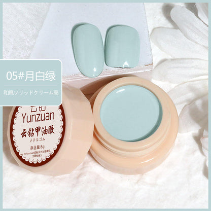 68 Colors 8g Oil Painting No-Wipe Patting Gel, Silk Smooth Natural Gradient Long-Lasting Sponge Nail Gel