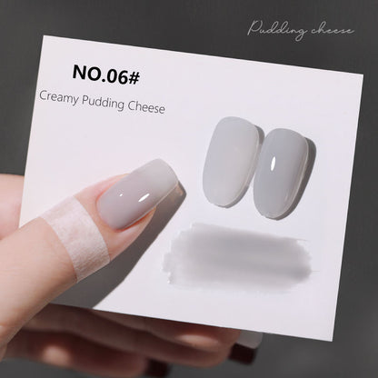 16 Colors Milky Nude Gel Polish Set UV LED Soak Off Nail Gel