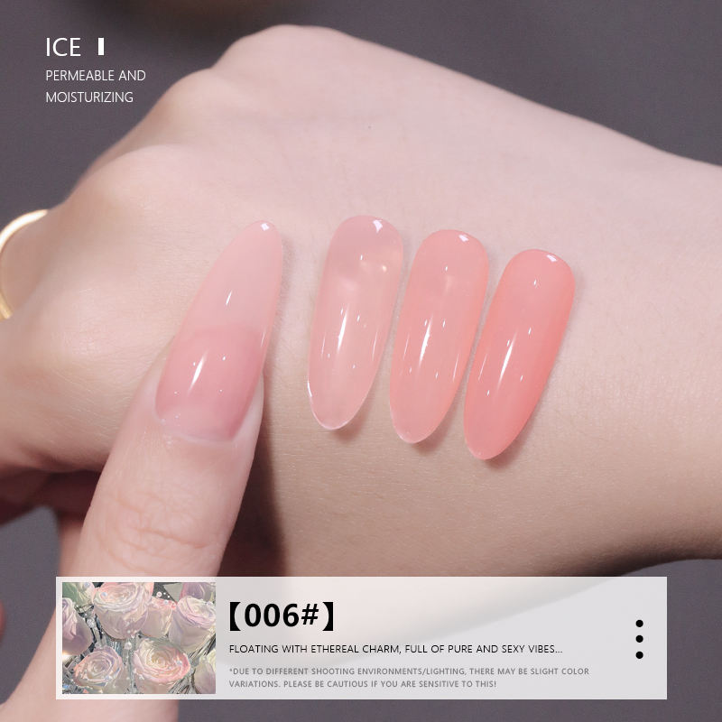 24 Colors Milky Nude Jelly Gel Polish UV LED Soak Off Nail Gel for Salon
