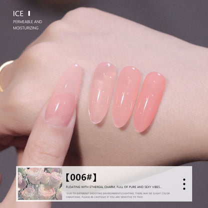 24 Colors Milky Nude Jelly Gel Polish UV LED Soak Off Nail Gel for Salon