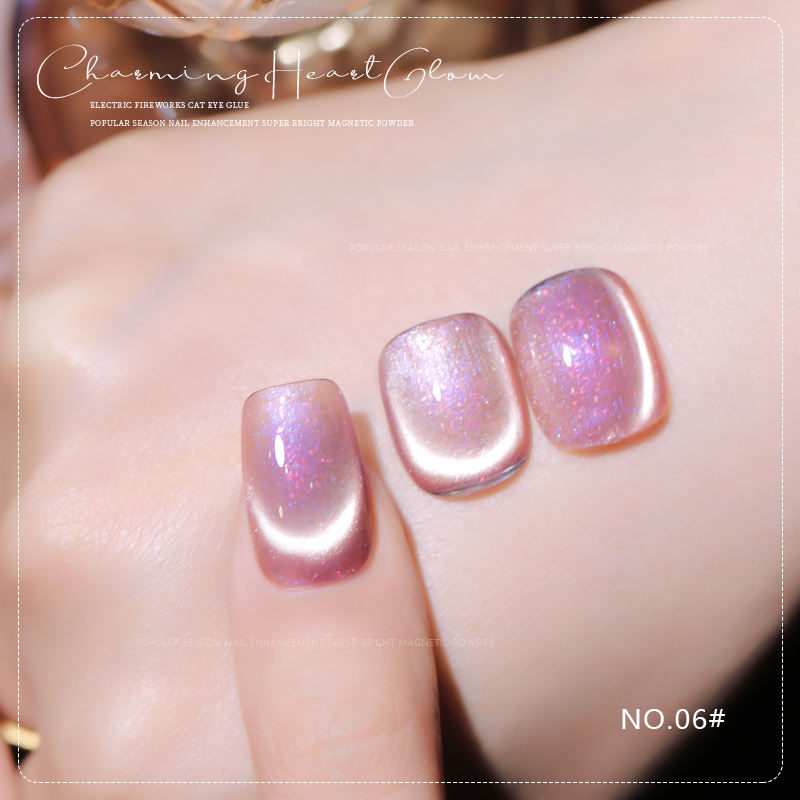 36 Colors Charming Heart Glow Cat Eye Gel Polish Set UV LED Soak