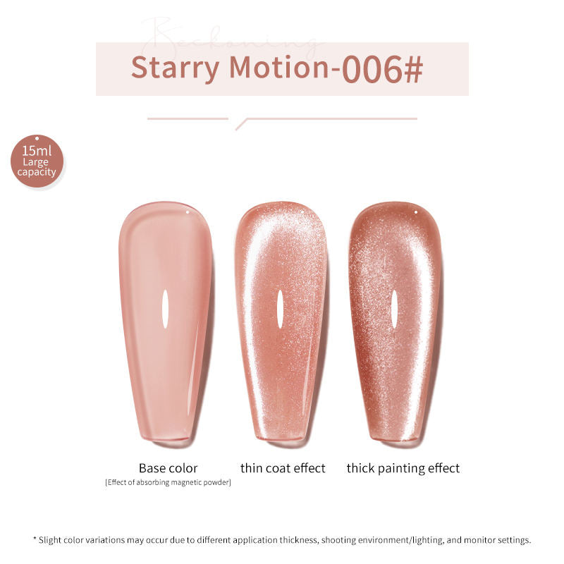 24 Colors 15ml Eco-Friendly Super Sparkling Ice Sand Crystal Cat Eye Nail Gel Set