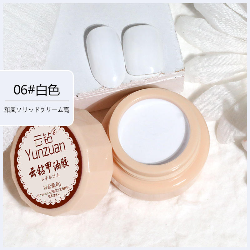 68 Colors 8g Oil Painting No-Wipe Patting Gel, Silk Smooth Natural Gradient Long-Lasting Sponge Nail Gel
