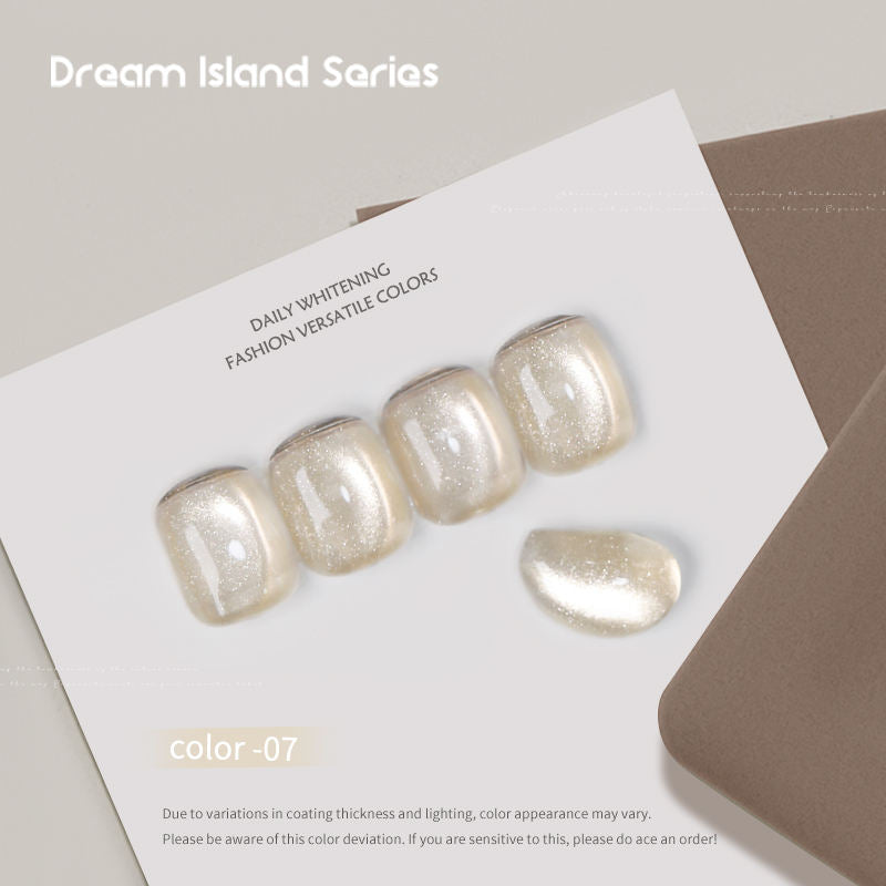 Dream Island 36 Colors Cat Eye Gel Polish Aurora Magnetic Glass Bead Soak Off UV LED Nail Gel
