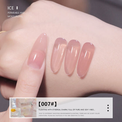 24 Colors Milky Nude Jelly Gel Polish UV LED Soak Off Nail Gel for Salon