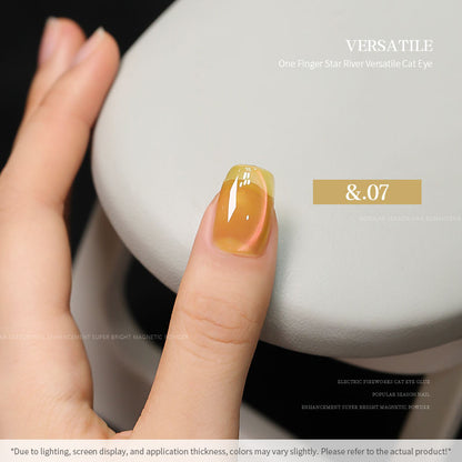 36 Colors Cat Eye Gel Nail Polish Set Nail Salon Professional 15ML Shining Glass Bead Gel Polish