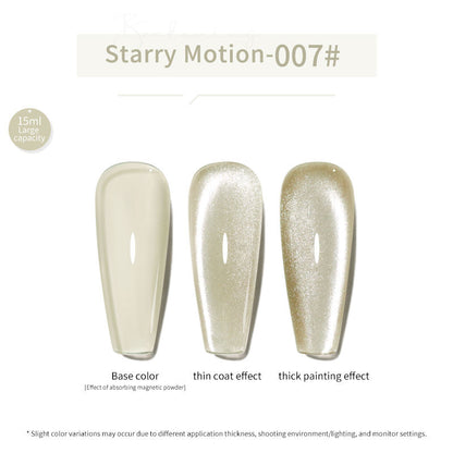 24 Colors 15ml Eco-Friendly Super Sparkling Ice Sand Crystal Cat Eye Nail Gel Set