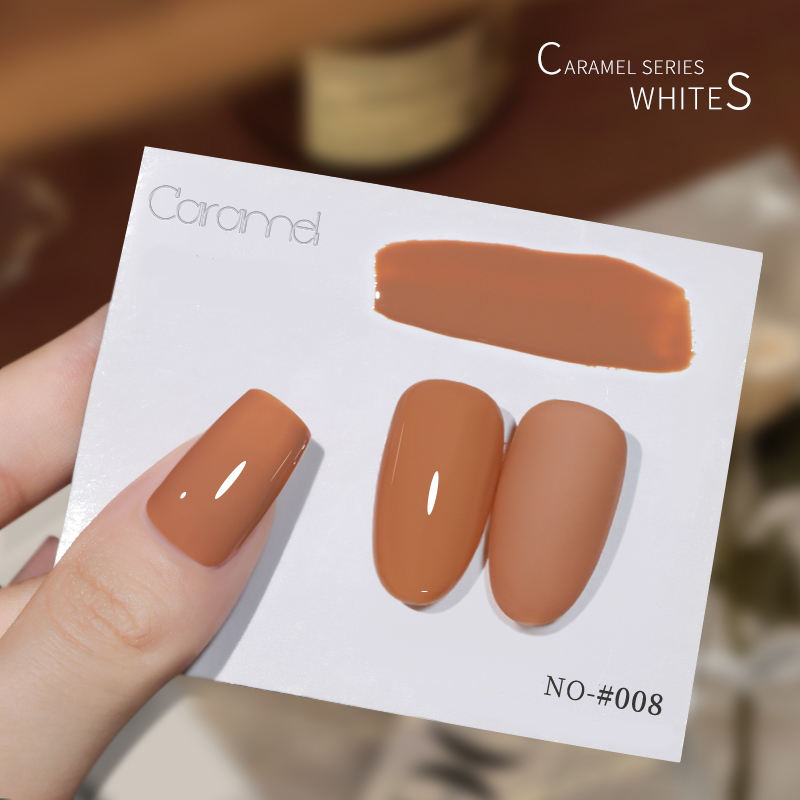 30 Colors  15ML Maillard Caramel Mocha Soak Off UV LED Nail Gel, Early Autumn Trend Color
