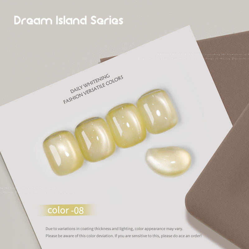 Dream Island 36 Colors Cat Eye Gel Polish Aurora Magnetic Glass Bead Soak Off UV LED Nail Gel