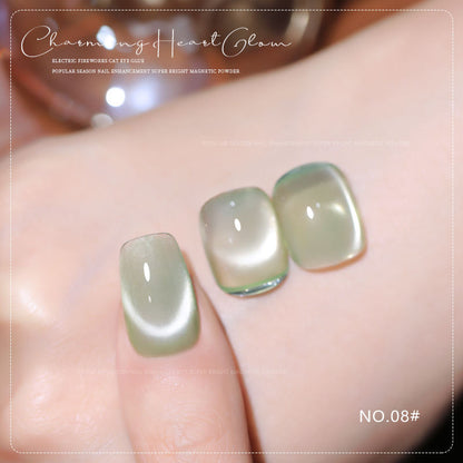 36 Colors Charming Heart Glow Cat Eye Gel Polish Set UV LED Soak