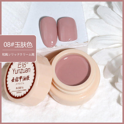 68 Colors 8g Oil Painting No-Wipe Patting Gel, Silk Smooth Natural Gradient Long-Lasting Sponge Nail Gel