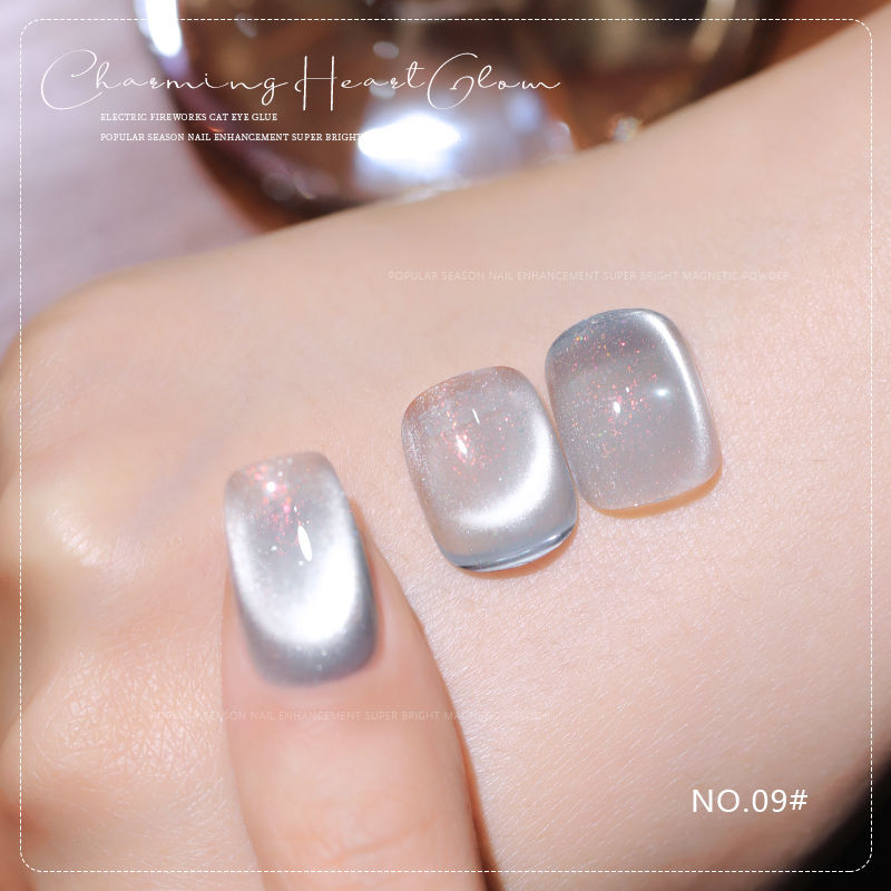 36 Colors Charming Heart Glow Cat Eye Gel Polish Set UV LED Soak