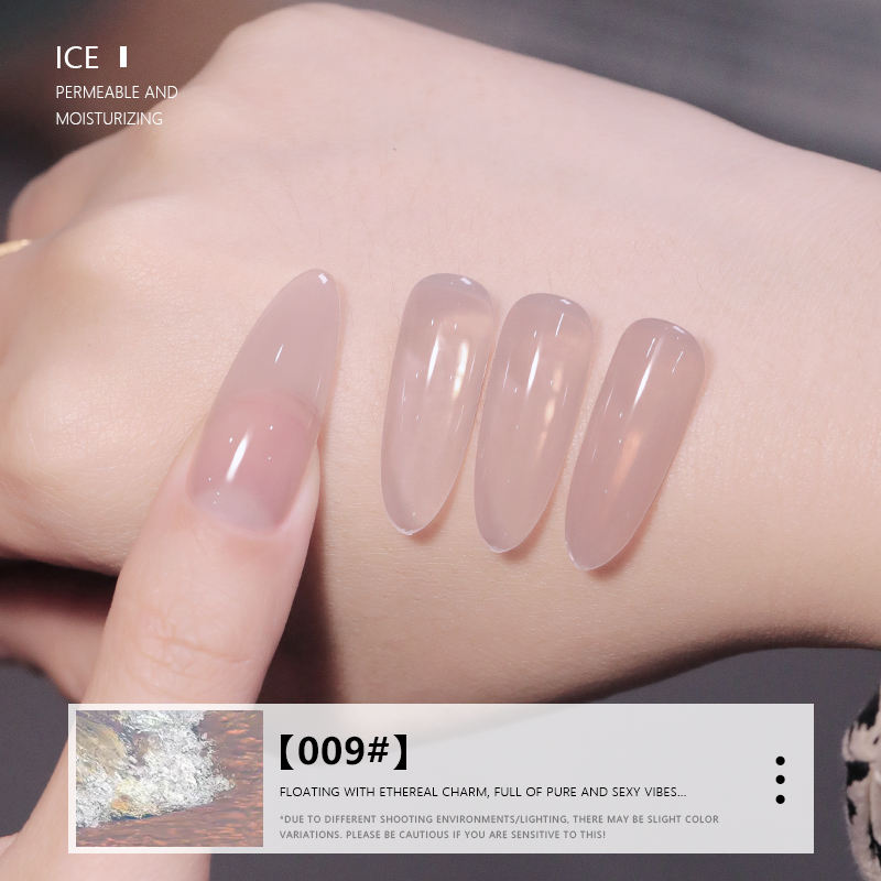 24 Colors Milky Nude Jelly Gel Polish UV LED Soak Off Nail Gel for Salon