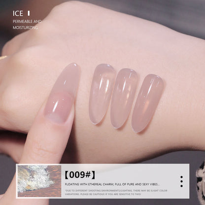 24 Colors Milky Nude Jelly Gel Polish UV LED Soak Off Nail Gel for Salon