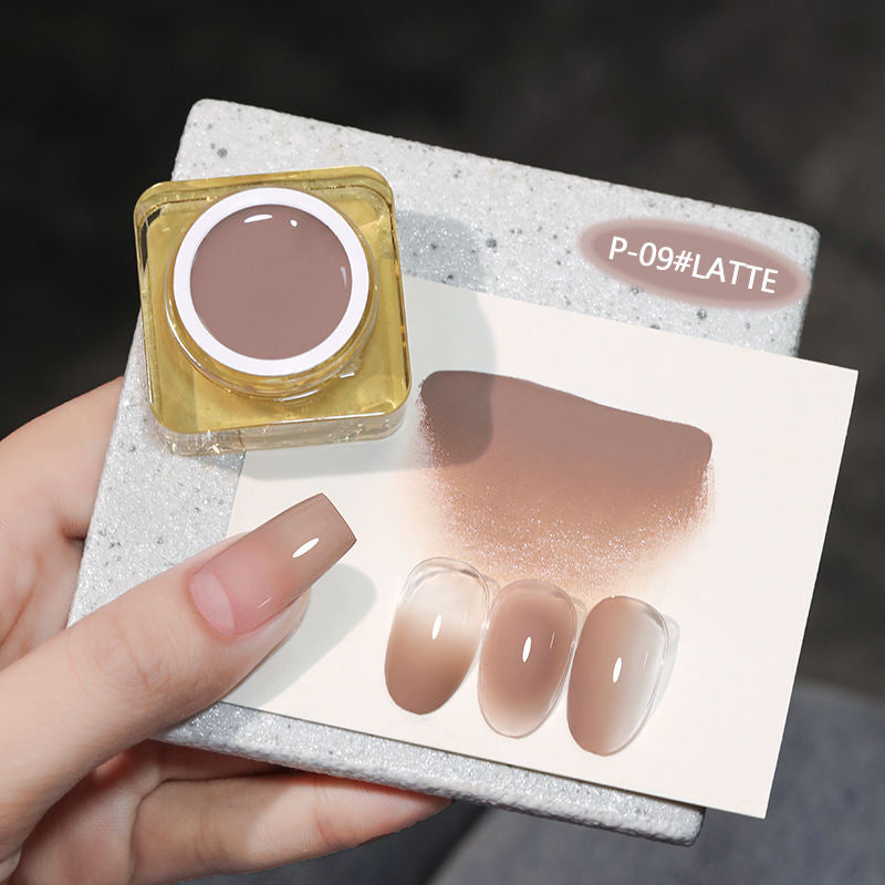 High Saturation Natural Blending Gradient Blusher UV Nail Gel Set